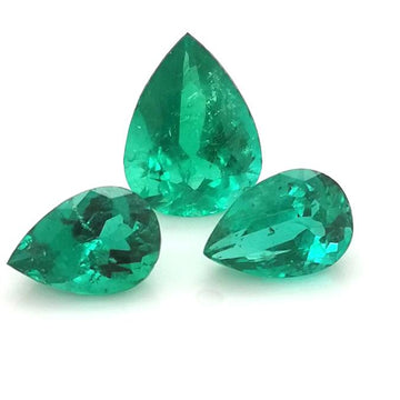 18062 - Set - 9,08ct  - Colombia GRS minor