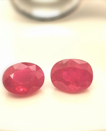 28104- Pair - 6,62ct  Burma