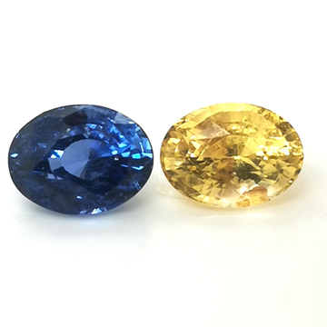 Fancy Pair - 10,74ct - No Heat